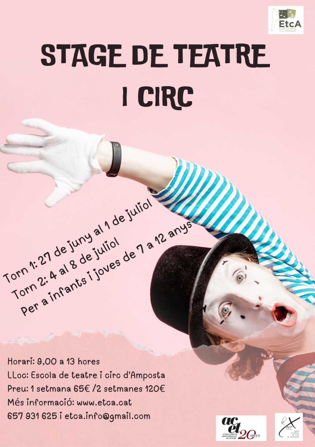 Stage de teatre i circ. EtcA 2022